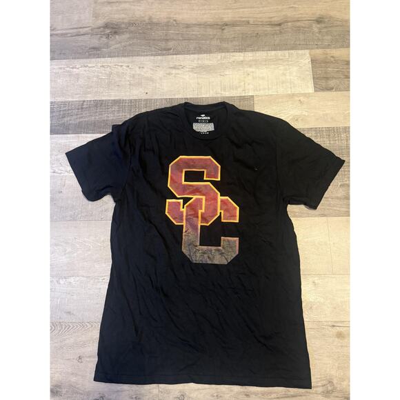USC Trojans Shirt Mens Medium NCAA Football College Tee Fanatics Lightweight - Picture 2 of 7